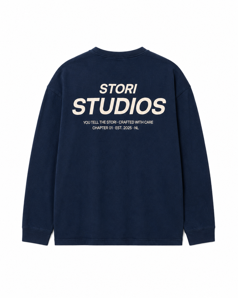Flat — navy