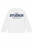 Signature Longsleeve White — flat back
