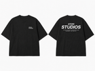 Statement Tee Black — flat front and back